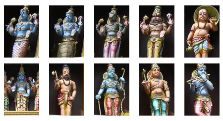 Dashavatar of Lord Vishnu - Indian mythology