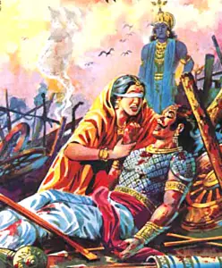gandhari-mahabharat-indian-mythology