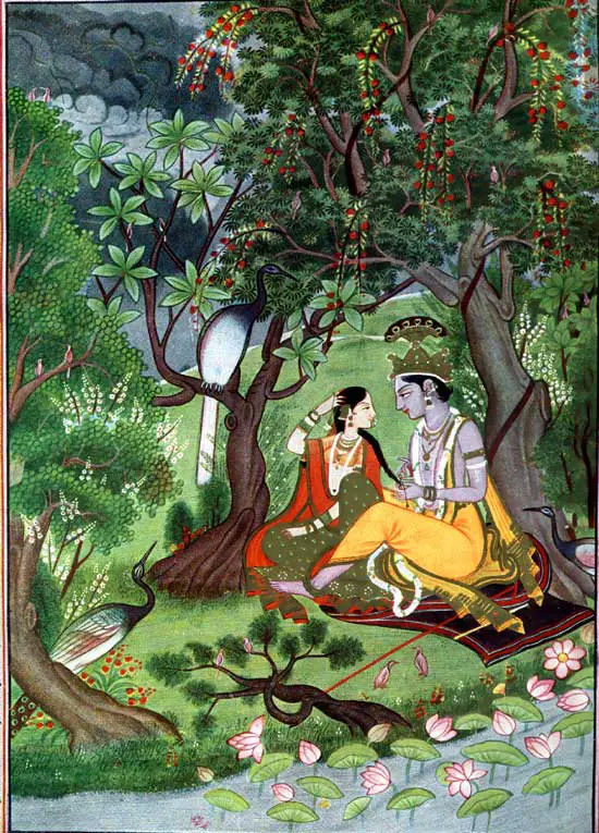 Miniature painitng - Folk Art - Shri Krishna