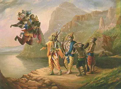When Rama invoked Brahmastra on Sagar (Sea God)