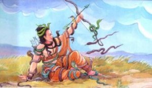 Meghnaad used naga astra against Ram and Laxman