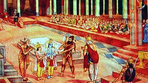 Rama and Parshurama's confrontation