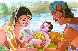 Karna born with Kavach and Kundal