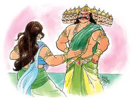 Mandodari persuades Ravana to release Sita