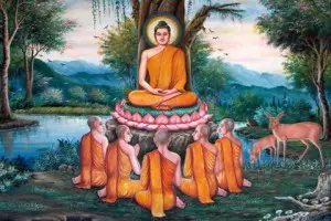Buddha and his disciples