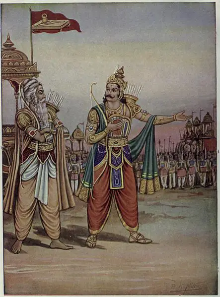 Duryodhana and Drona