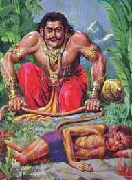 Bhima and Hanumana