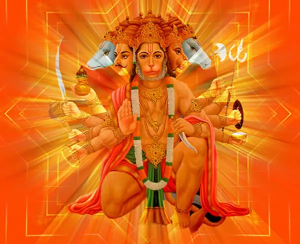 Hanuman-five-mukhi - freeflow