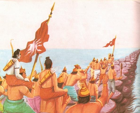 Lord Rama army reaches Lanka