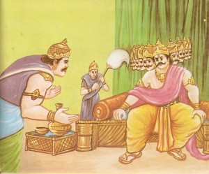 Ravana knows about survival of Rama and Laxman