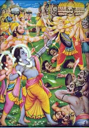 Rama Laxmana and Ravana