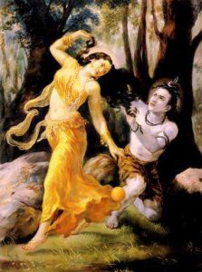 Lord Shiva and Mohini