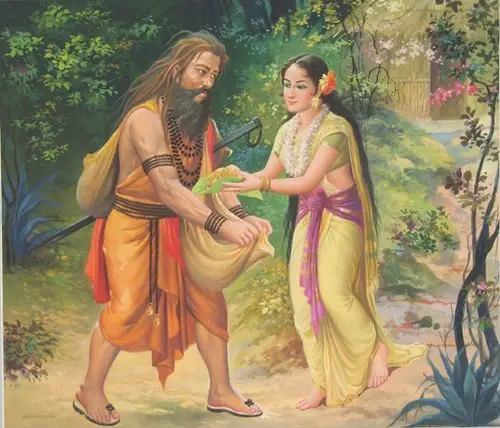 Ravana in disguise of Sage