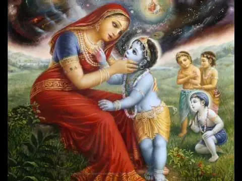 Mata Yashoda Shri Krishna universal form