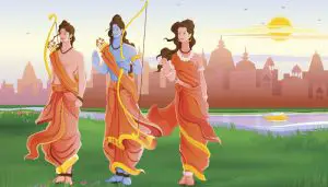 Rama Sita and Laxmana