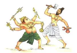 Parshuram and Lord Ganesha