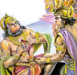  Hanuman with Lord Rama