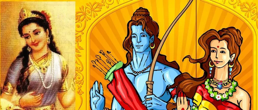 Lord Rama, Shanta and Sita