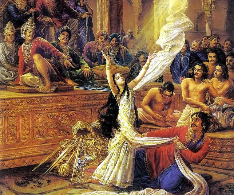 Draupadi crying for help, Kaurava enjoying, Pandavas helpless and Bhishma Drona tied by duties - This sums up the ugly incident of Draupadi Cheerharan